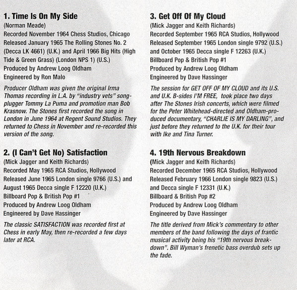 The Rolling Stones : The Very Best Of The Rolling Stones 1964-1971 (CD, Comp)