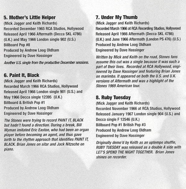 The Rolling Stones : The Very Best Of The Rolling Stones 1964-1971 (CD, Comp)