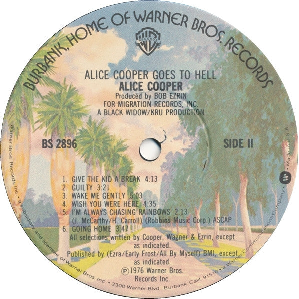 Alice Cooper (2) : Goes To Hell (LP, Album, Jac)