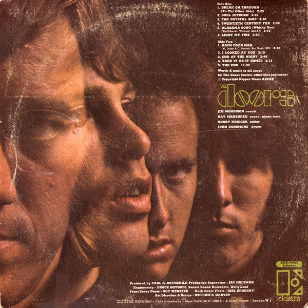 The Doors : The Doors (LP, Album, RE, RP, SRC)