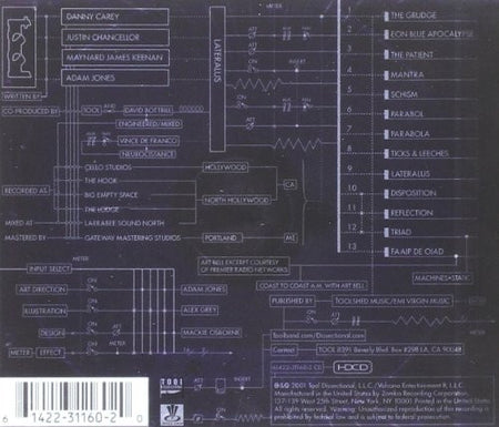 Tool (2) : Lateralus (HDCD, Album, RE)