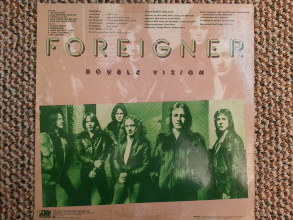 Foreigner : Double Vision (LP, Album, Pre)