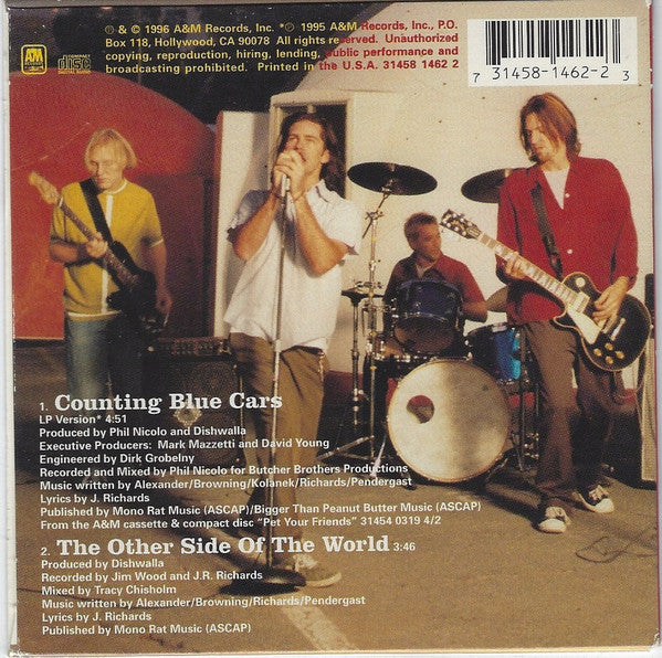 Dishwalla : Counting Blue Cars (CD, Single, Car)