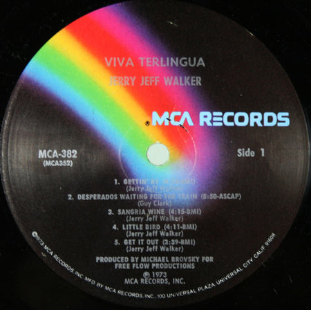 Jerry Jeff Walker : ¡Viva Terlingua! (LP, Album, Pin)