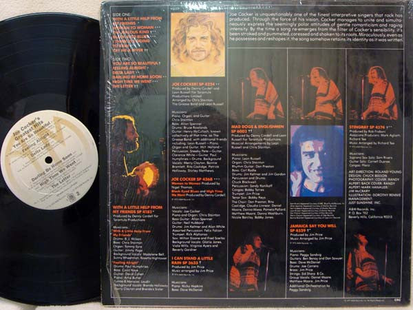 Joe Cocker : Joe Cocker's Greatest Hits (LP, Comp, Club, Car)