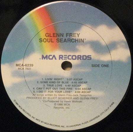 Glenn Frey : Soul Searchin' (LP, Album, Club)