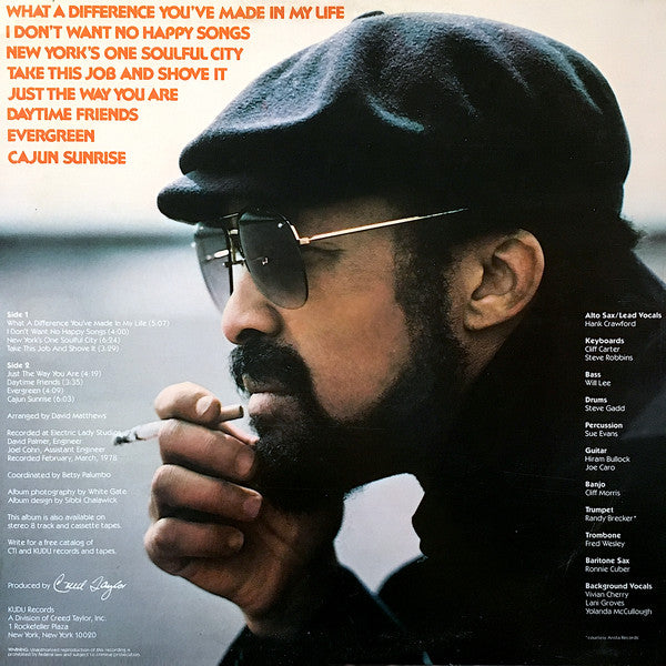 Hank Crawford : Cajun Sunrise (LP, Album)