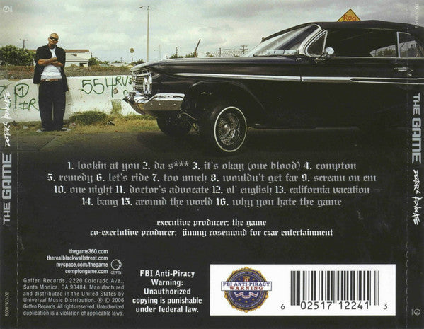 The Game (2) : Doctor's Advocate (CD, Album, Tec)