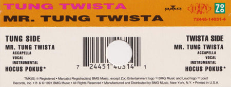 Twista : Mr. Tung Twista (Cass, Maxi)