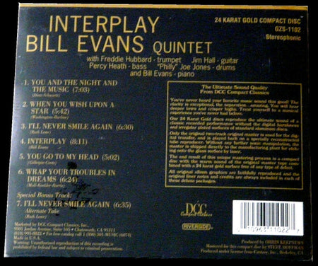 Bill Evans Quintet : Interplay (CD, Album, RE, RM, 24 )