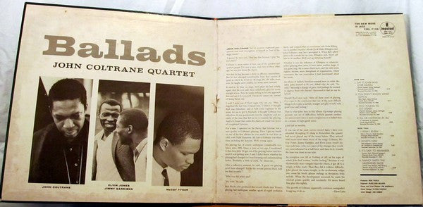 John Coltrane Quartet* : Ballads (LP, Album, Mono, RE)