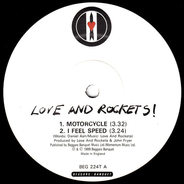Love And Rockets : Motorcycle (12", Single)