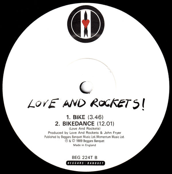 Love And Rockets : Motorcycle (12", Single)