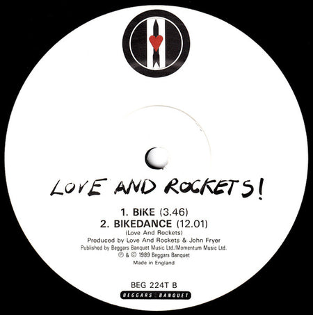 Love And Rockets : Motorcycle (12", Single)