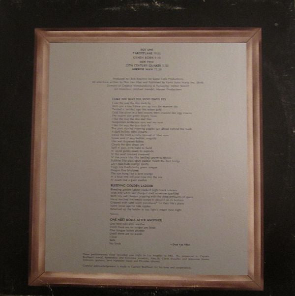 Captain Beefheart & The Magic Band : Mirror Man (LP, Album, Die)