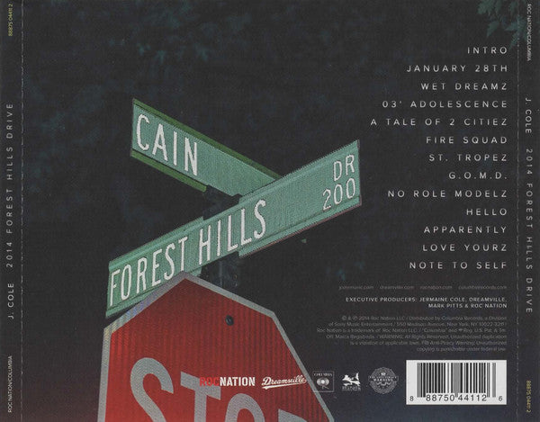 J. Cole : 2014 Forest Hills Drive (CD, Album)