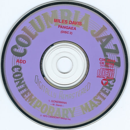 Miles Davis : Pangaea (2xCD, Album, RE, RM)