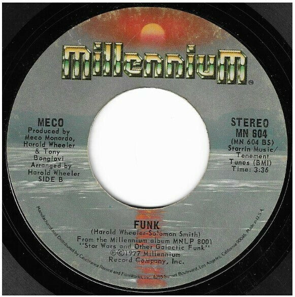 Meco Monardo : Star Wars Theme/Cantina Band (7", Single, Styrene, Ter)