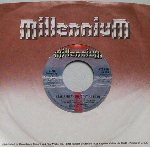 Meco Monardo : Star Wars Theme/Cantina Band (7", Single, Styrene, Ter)