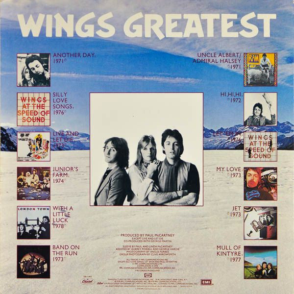 Wings (2) : Wings Greatest (LP, Comp, Jac)