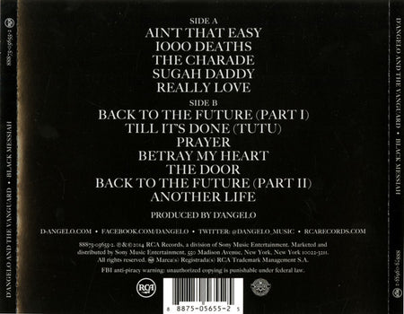 D'Angelo And The Vanguard (3) : Black Messiah (CD, Album)