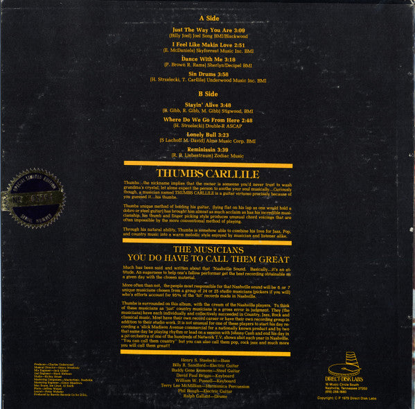 Thumbs Carllile : Guitar Wizard (LP, Ltd, Num, S/Edition)