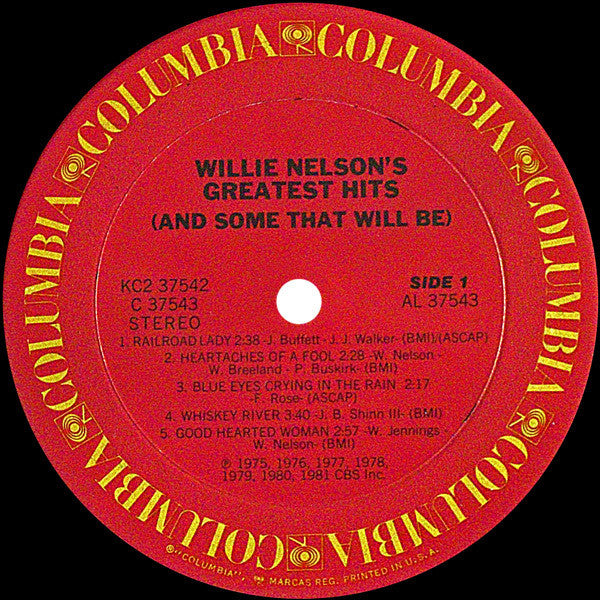 Willie Nelson : Greatest Hits (& Some That Will Be) (2xLP, Album, Comp, Gat)