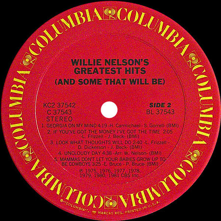 Willie Nelson : Greatest Hits (& Some That Will Be) (2xLP, Album, Comp, Gat)