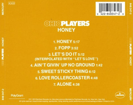 Ohio Players : Honey (CD, Album, RE)