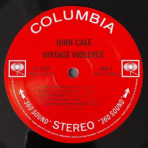 John Cale : Vintage Violence (LP, Album, RE, 180)