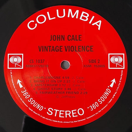 John Cale : Vintage Violence (LP, Album, RE, 180)