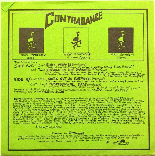 Contradance : Black Preppies (7", EP)