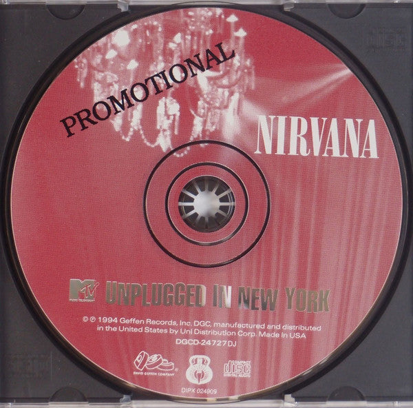 Nirvana : MTV Unplugged In New York (CD, Album, Promo)