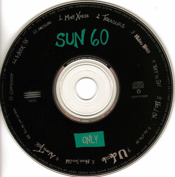 Sun 60 : Only (CD, Album)