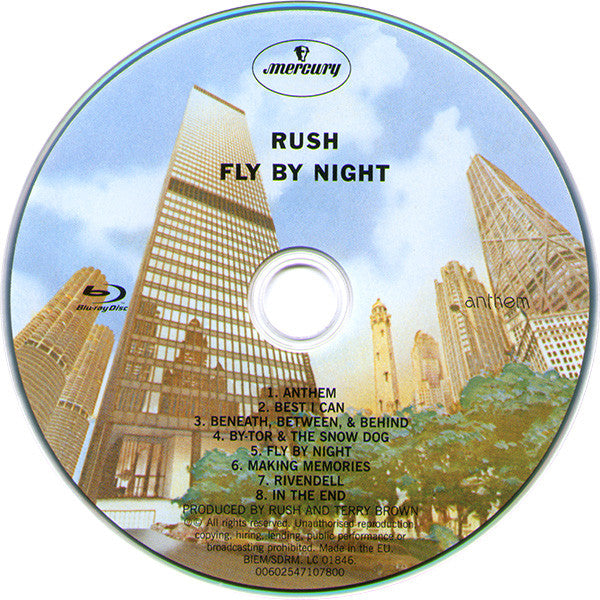 Rush : Fly By Night (Blu-ray, Blu-ray-A, Album, RE, RM, Multichannel)