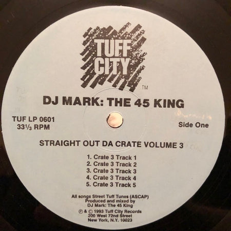 The 45 King : Straight Out Da Crate Volume 3 (LP, Album)