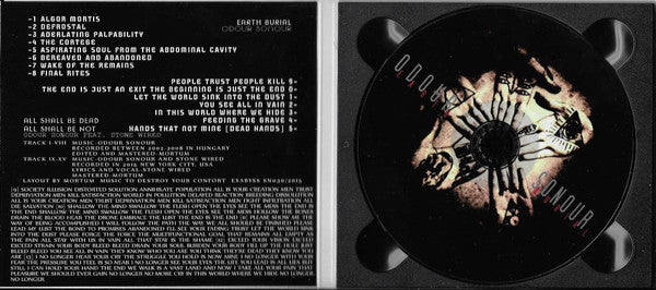 Odour Sonour : Earth Burial (CD, Dlx, 4 P)