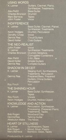 Savant (2) : The Neo-Realist (At Risk) (LP, Album)