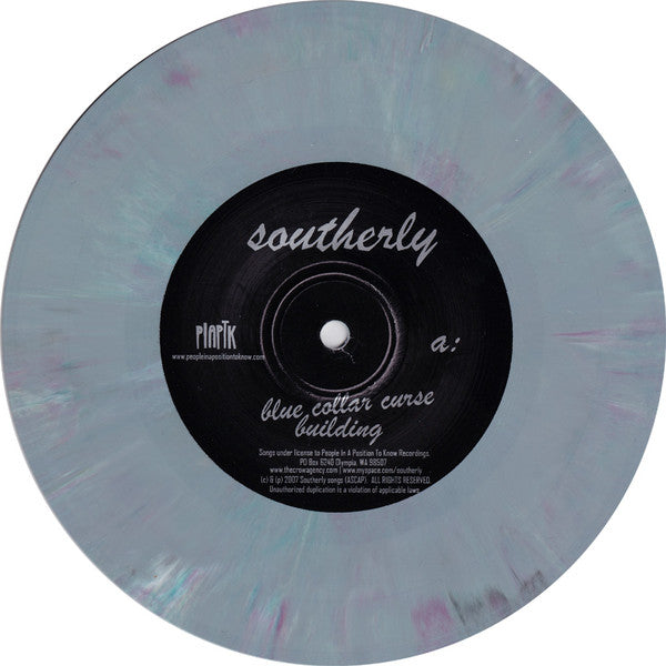 Southerly & Protest Hill : Split EP (7", EP, Blu)