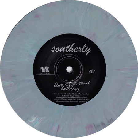Southerly & Protest Hill : Split EP (7", EP, Blu)