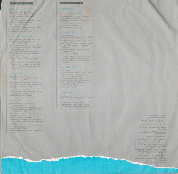 Sea Level : Cats On The Coast (LP, Album, San)