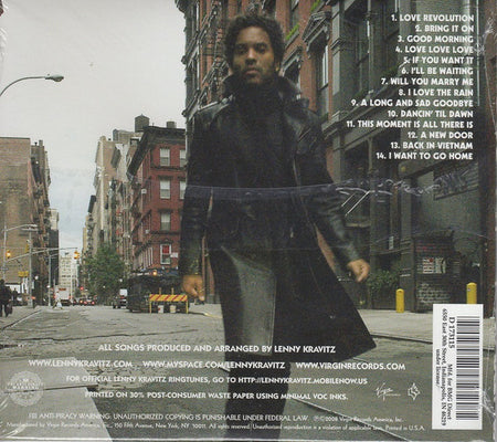 Lenny Kravitz : It Is Time For A Love Revolution (CD, Album, Club, Dig)