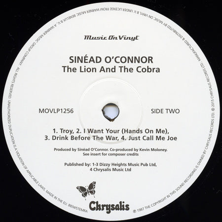 Sinéad O'Connor : The Lion And The Cobra (LP, Album, RE, 180)