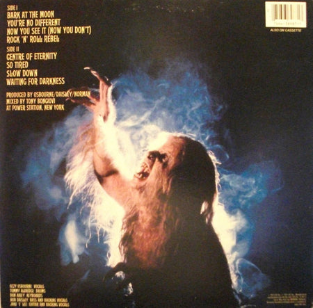 Ozzy Osbourne : Bark At The Moon (LP, Album, Car)