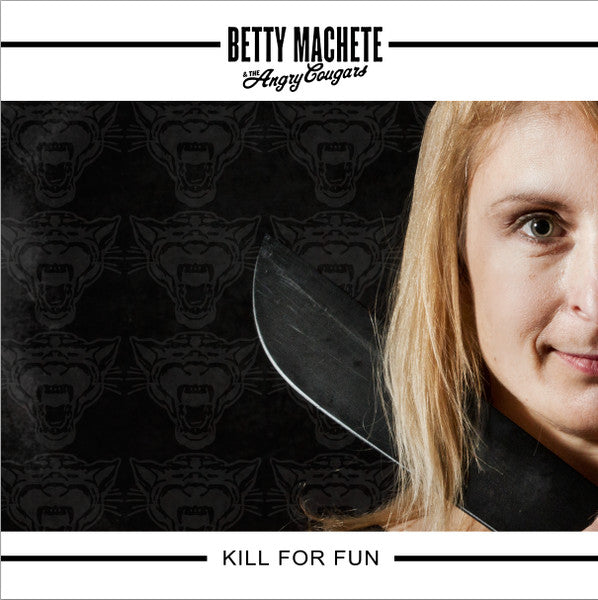 Betty Machete And The Angry Cougars, Hexers : Kill For Fun / Damnation split single (7", red)