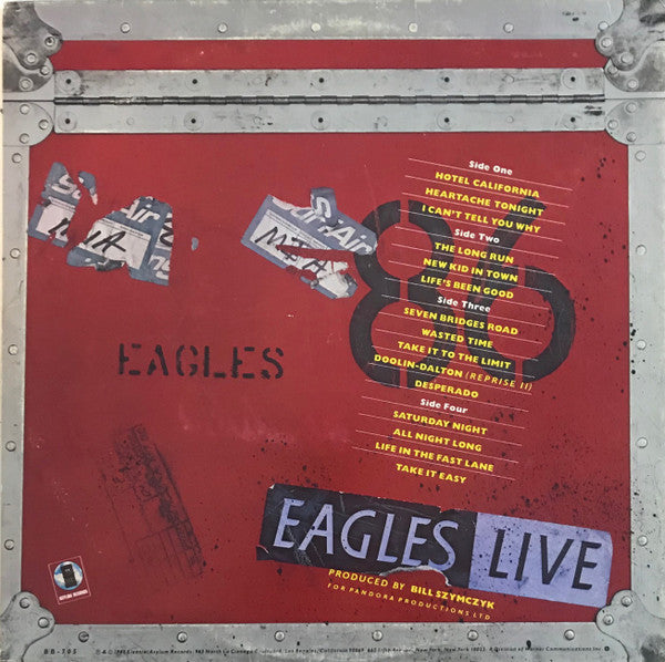 Eagles : Eagles Live (2xLP, Album, AR )