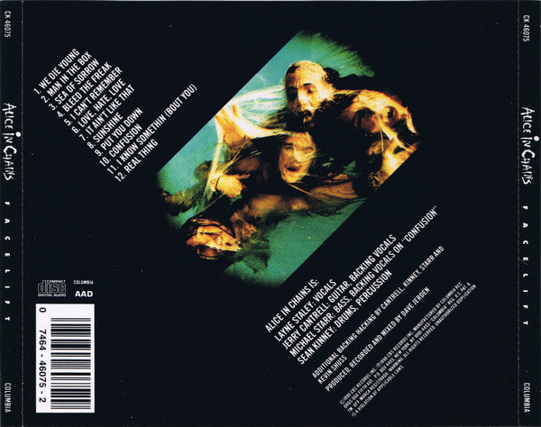Alice In Chains : Facelift (CD, Album, RP)