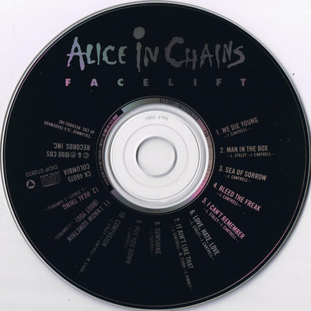 Alice In Chains : Facelift (CD, Album, RP)