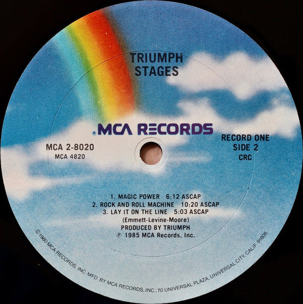 Triumph (2) : Stages (2xLP, Album, Club, Gat)