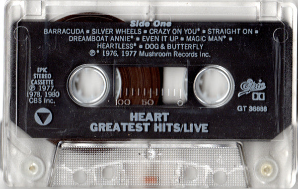Heart : Greatest Hits/Live (Cass, Comp)